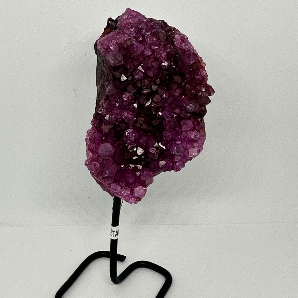 Purple Crystal Cluster on Stand
